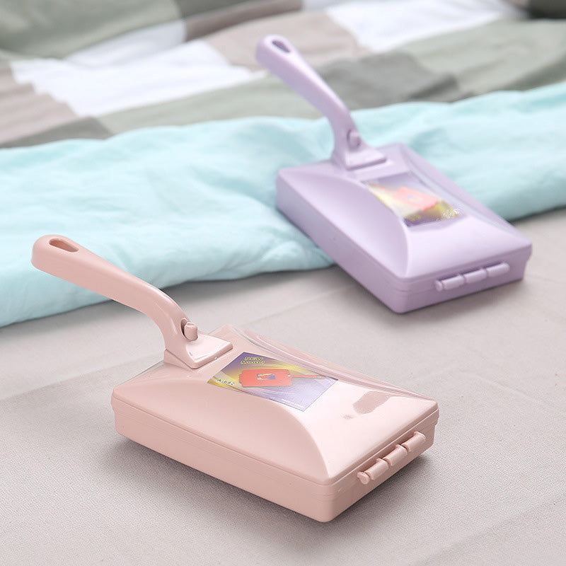 Handheld Double Roller Carpet Brush - Effortless Cleaning, Pet Hair Remover