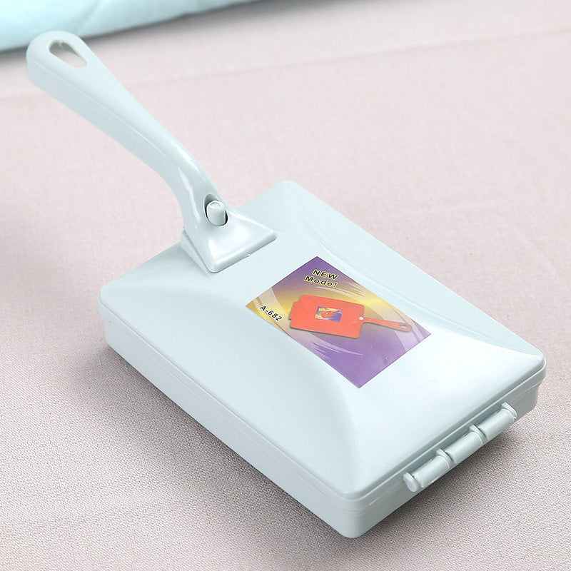 Handheld Double Roller Carpet Brush - Effortless Cleaning, Pet Hair Remover