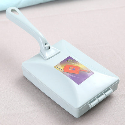 Handheld Double Roller Carpet Brush - Effortless Cleaning, Pet Hair Remover