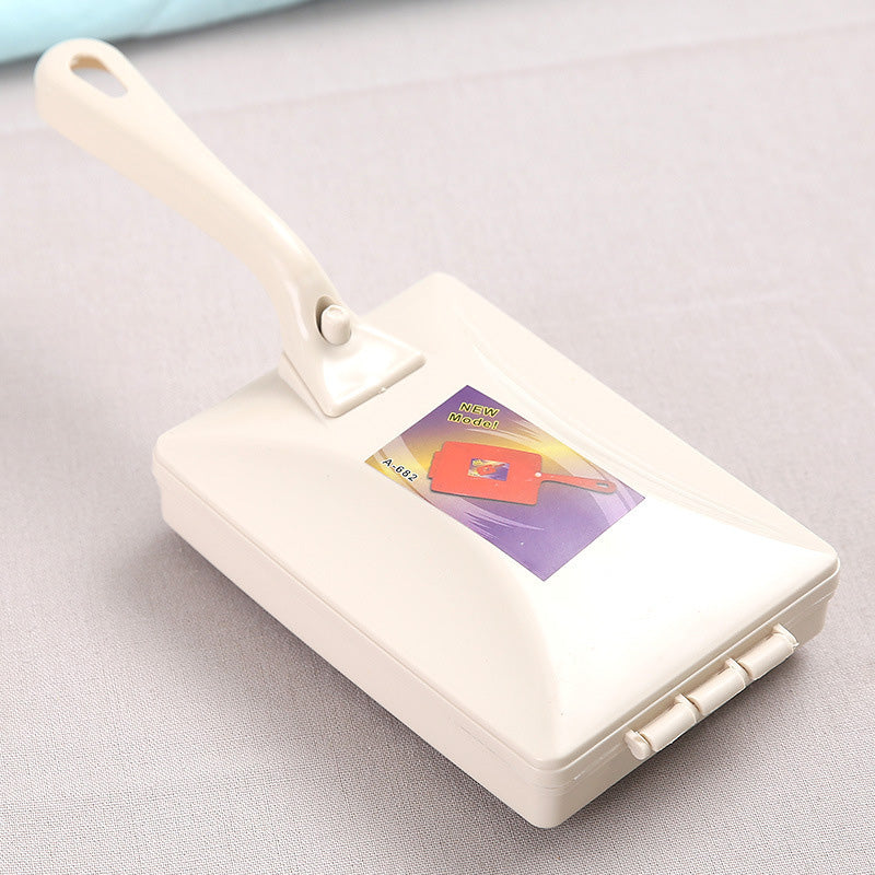 Handheld Double Roller Carpet Brush - Effortless Cleaning, Pet Hair Remover