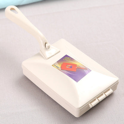 Handheld Double Roller Carpet Brush - Effortless Cleaning, Pet Hair Remover