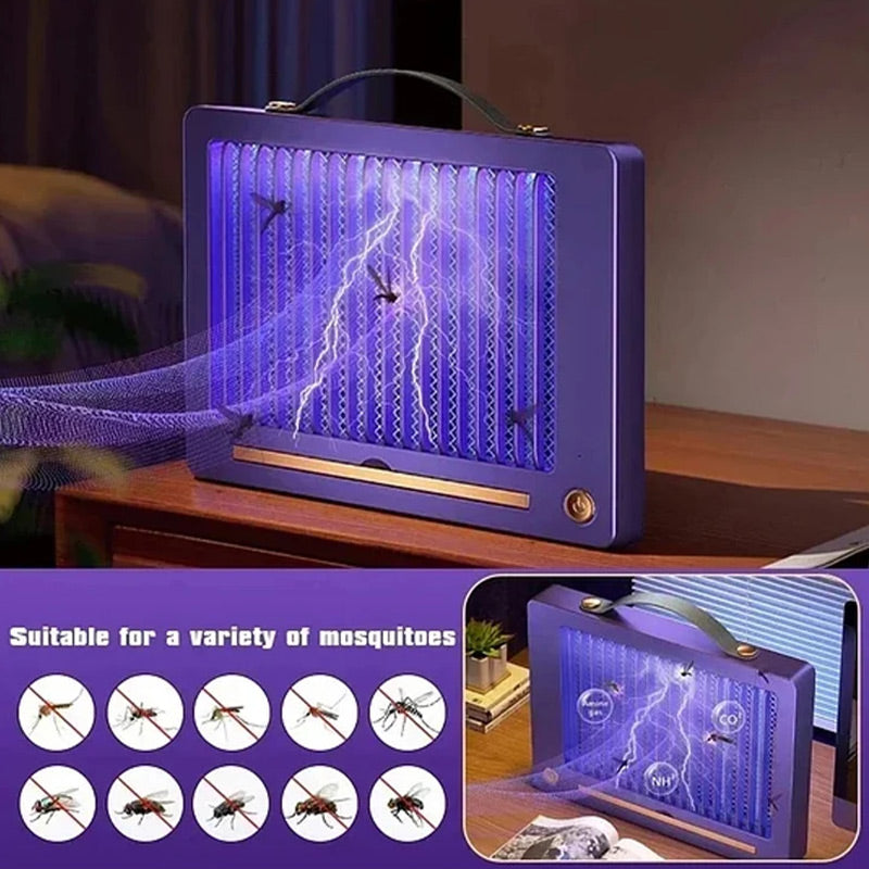 Veggmontert elektrisk myggdrepende lampe