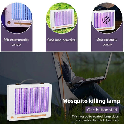 Veggmontert elektrisk myggdrepende lampe
