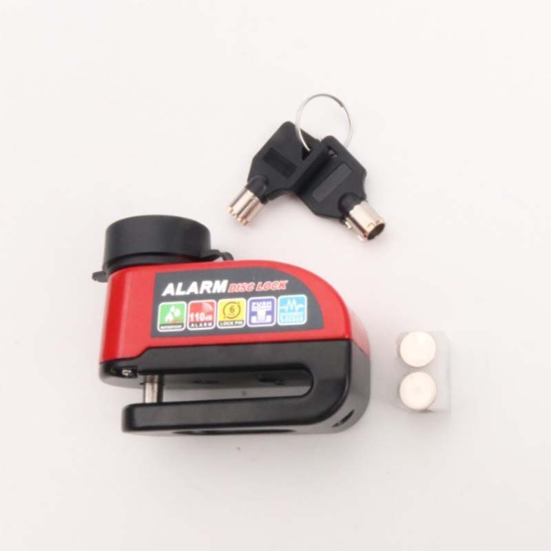 🌞Spring Awakening: 48 % rabatt!🔐110 dB Alarm Penetrerende Lås – Robust og Vanntett – For Motorsykler, Scootere og Elscootere – Tyverisikring med Bevegelsessensor – Inkluderer Reservebatterier