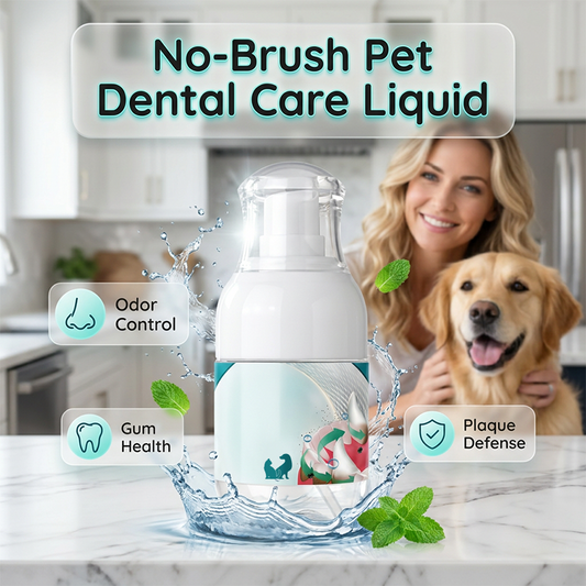 🐾No-Brush Pet Dental Care Liquid – Enkel tannpleie for kjæledyr🦷