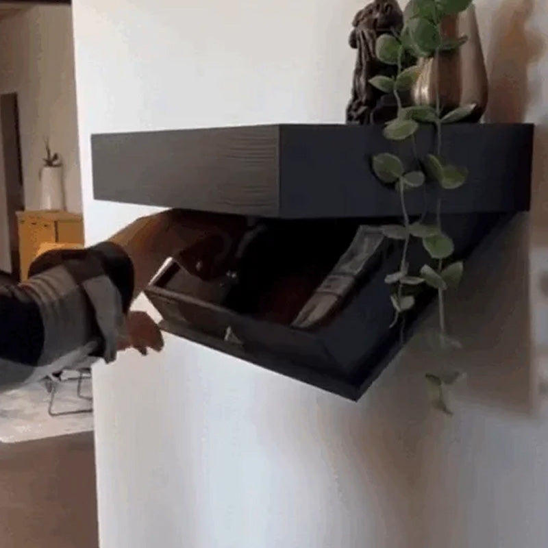 Veggplate med hemmelig rom