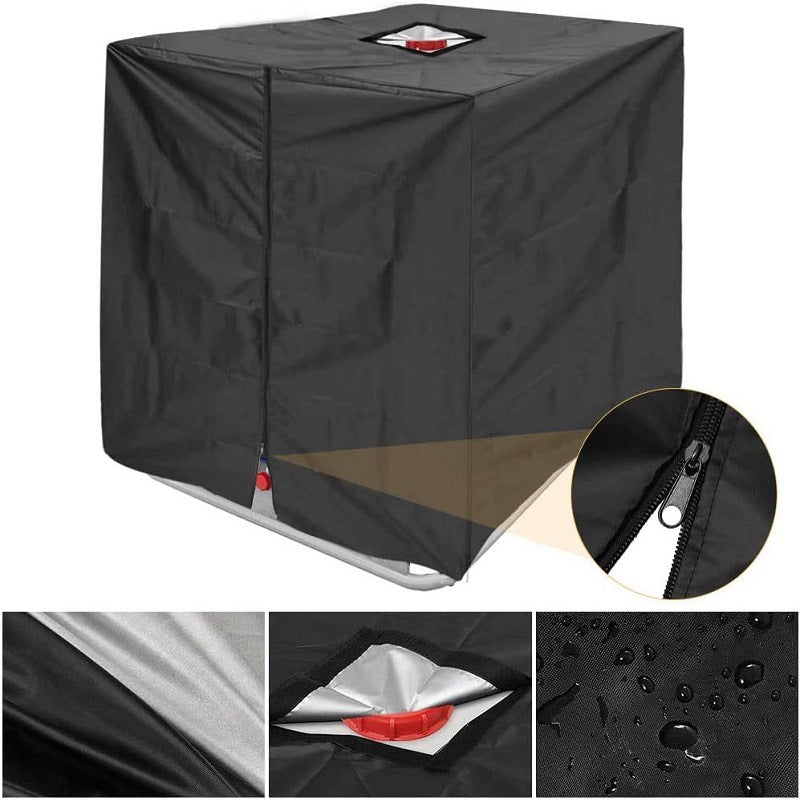 🎃Halloween-tilbud 50 % RABATT!🛡️1000L IBC-tanklokk – 210D Oxford UV- og værbeskyttelse