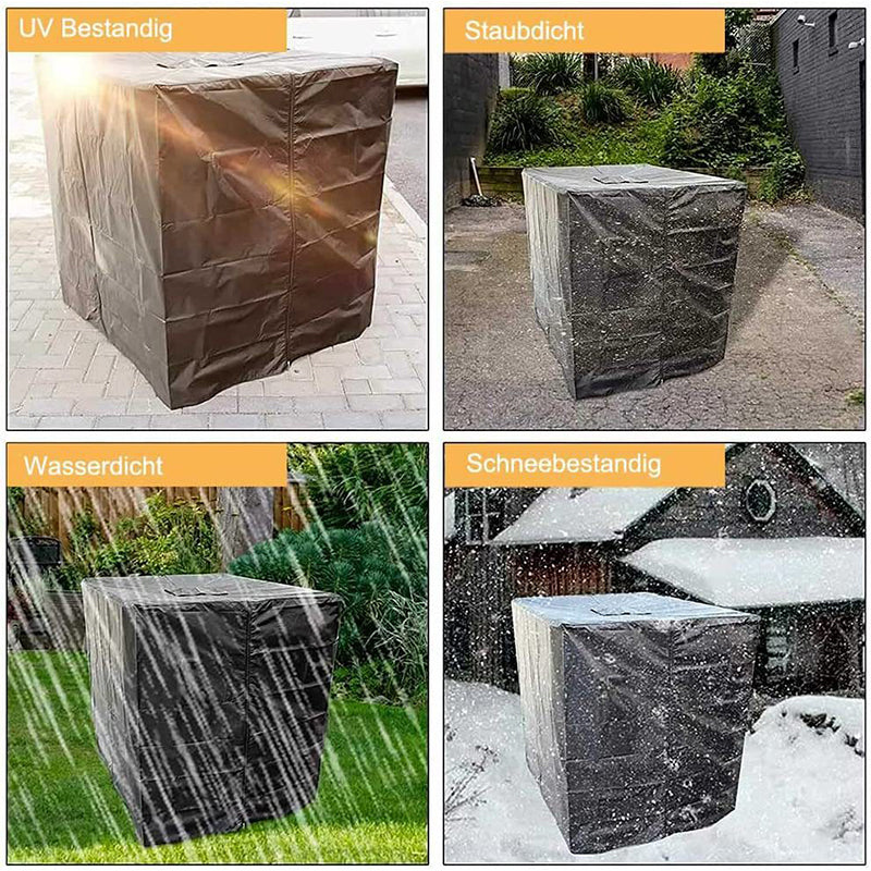 🎃Halloween-tilbud 50 % RABATT!🛡️1000L IBC-tanklokk – 210D Oxford UV- og værbeskyttelse