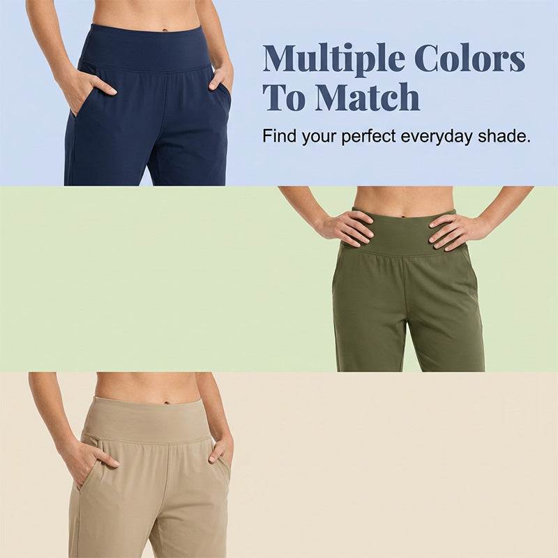 Elegante yogabukser med mageformende effekt