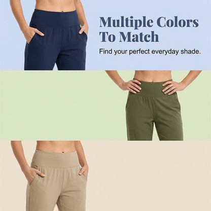 Elegante yogabukser med mageformende effekt