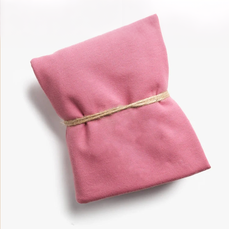 Langt, fluffy skjerf med turban