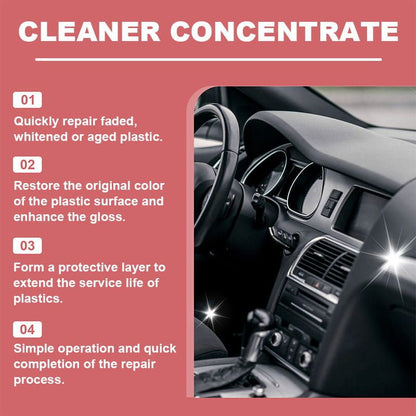 💐🚗 Restaurerings-, rengjørings- og beleggmiddel for bilplast – Fjerner hviting, gjenoppretter svarthet + UV-beskyttelse – Betal ved levering 🧴✅