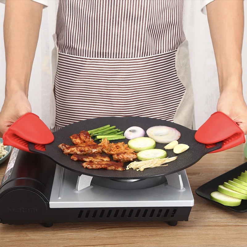 Multifunksjonell steinform med non-stick belegg