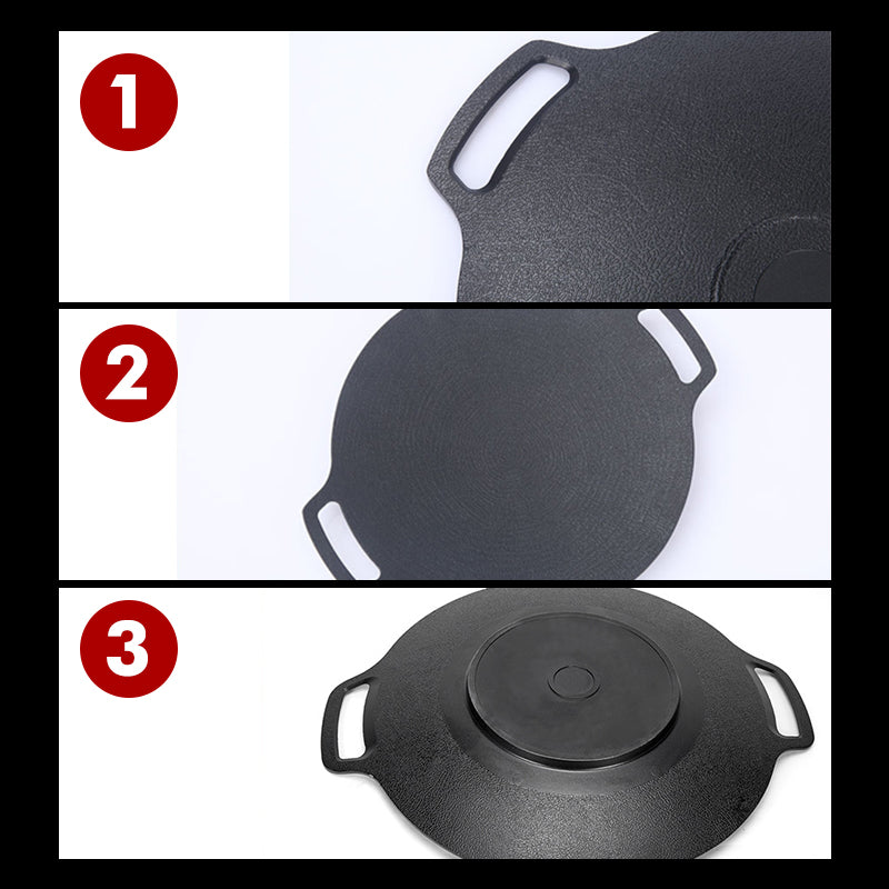 Multifunksjonell steinform med non-stick belegg