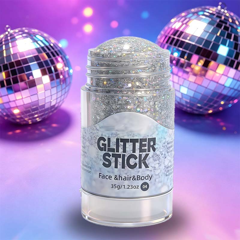 Multifunksjonell, grov glittergelstift