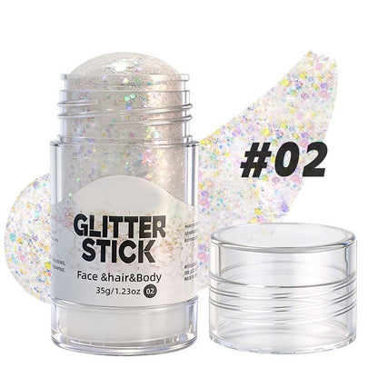 Multifunksjonell, grov glittergelstift