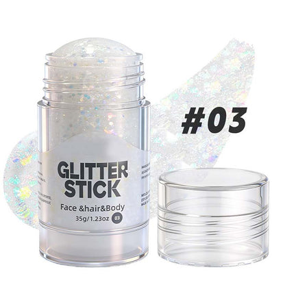 Multifunksjonell, grov glittergelstift