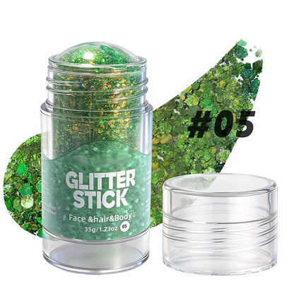 Multifunksjonell, grov glittergelstift