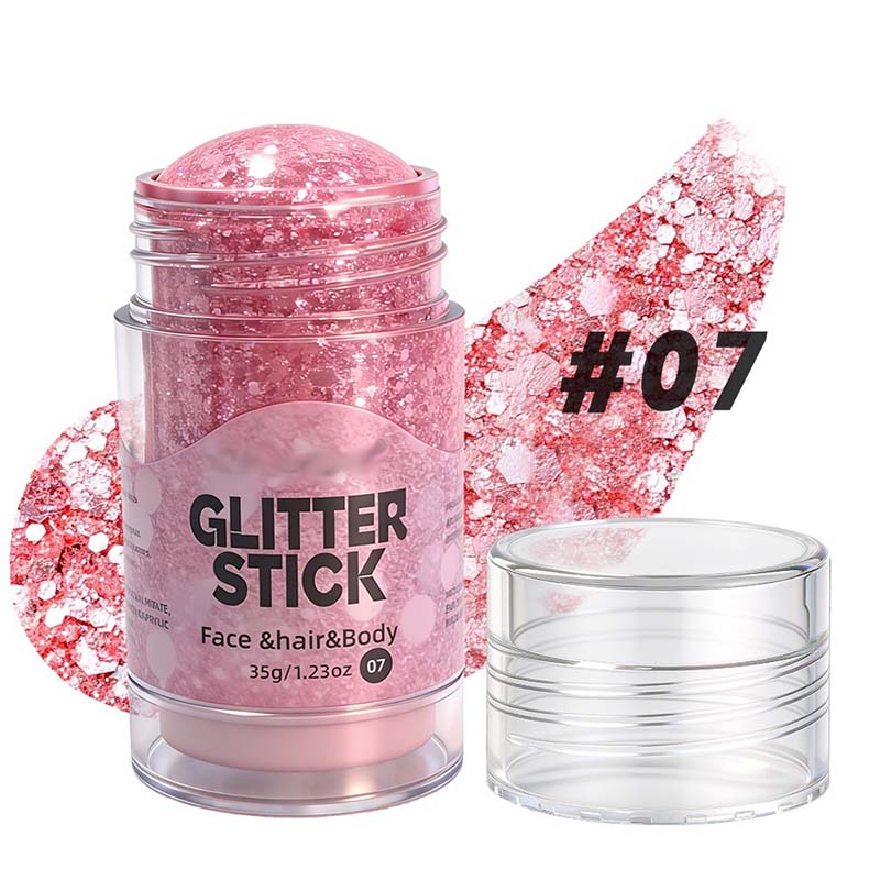 Multifunksjonell, grov glittergelstift