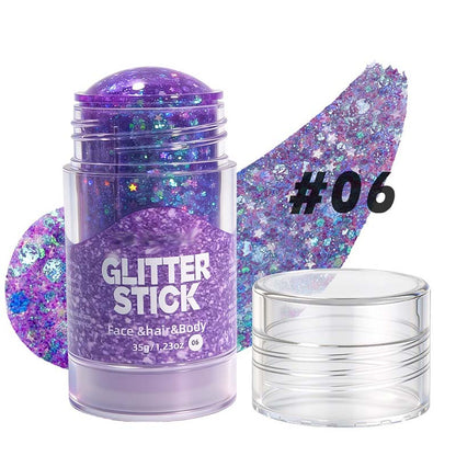 Multifunksjonell, grov glittergelstift