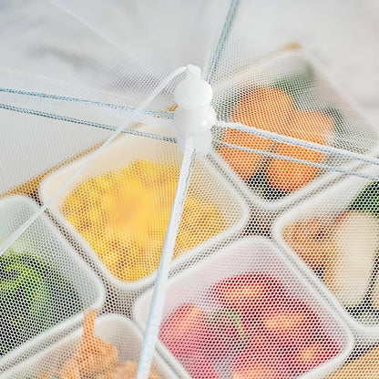 🛡️ KJØP 2, FÅ 1 GRATIS! ⏰ Pop-up-matbeskytter i netting – Foldes flatt, med glidelås og beskytter mot fluer, insekter eller støv – perfekt for piknik, grilling eller uteservering 🍉