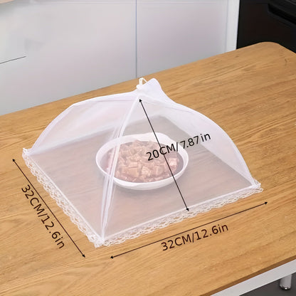 🛡️ KJØP 2, FÅ 1 GRATIS! ⏰ Pop-up-matbeskytter i netting – Foldes flatt, med glidelås og beskytter mot fluer, insekter eller støv – perfekt for piknik, grilling eller uteservering 🍉