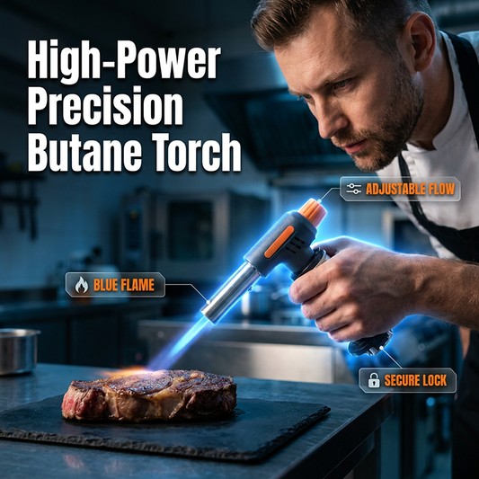 🔥 Bærbar multifunksjonell butanbrenner – BEGRENSET TID: 48 % RABATT! 🛠️✨