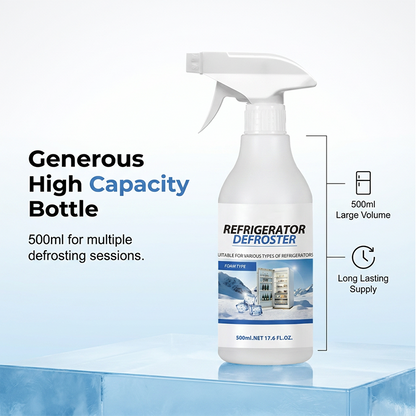 🥳2026 HOT SALG🥳💞50 000+ SOLGT!❄️💨 48% RABATT! Rask kjøleskapsavrimingspray – Øyeblikkelig frostsmelting, ingen skraping. Matsikker, enkel spray. Spar tid og energi. 🧊✨