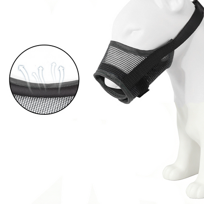 🐶💨 Pustende nettingmunnkurv til hund | Polstret neserygg + justerbare stropper – Betal ved levering ✅