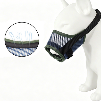 🐶💨 Pustende nettingmunnkurv til hund | Polstret neserygg + justerbare stropper – Betal ved levering ✅