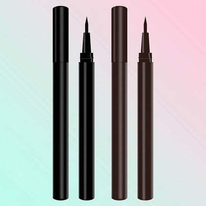 🥳2026 VARMT SALG🥳💞50 000+ SOLGT!👁️💧 KJØP 1 FÅ 1 GRATIS! Vannfast flytende eyeliner – Ultrafin tupp, hurtigtørkende, holder i 12 timer. Ingen flekker, ingen falming. Mild mot øynene. 🖌️✨