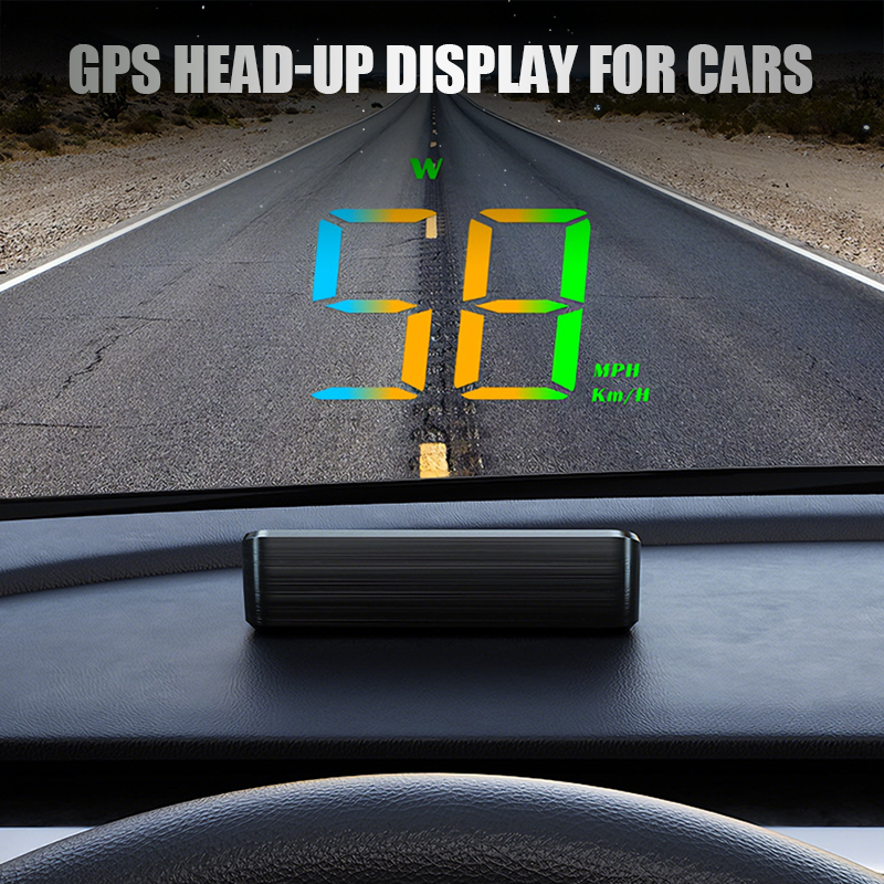 Bilens head-up-display med GPS