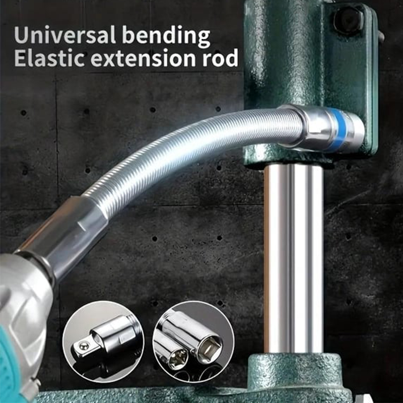 🔩 50% OFF ⚙️ Flexible ratchet extension bar – Chrome-vanadium, 3 sizes (1/4“, 3/8”, 1/2") – Reaches tight corners, ball lock – ideal for auto repair or DIY 🛠️