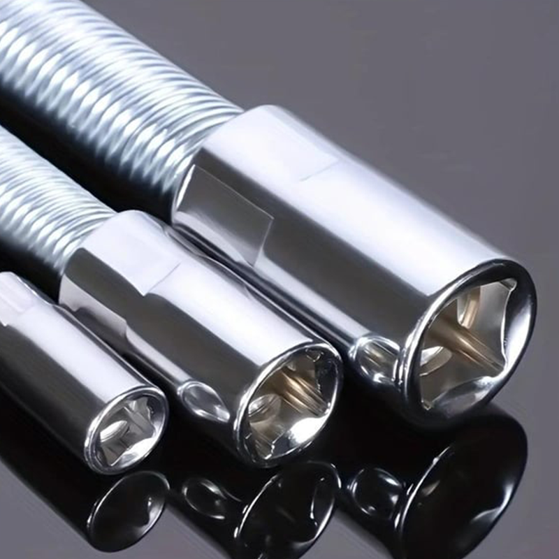 🔩 50% OFF ⚙️ Flexible ratchet extension bar – Chrome-vanadium, 3 sizes (1/4“, 3/8”, 1/2") – Reaches tight corners, ball lock – ideal for auto repair or DIY 🛠️