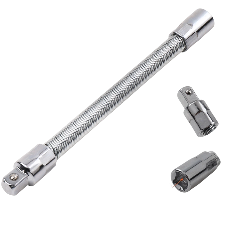 🔩 50% OFF ⚙️ Flexible ratchet extension bar – Chrome-vanadium, 3 sizes (1/4“, 3/8”, 1/2") – Reaches tight corners, ball lock – ideal for auto repair or DIY 🛠️