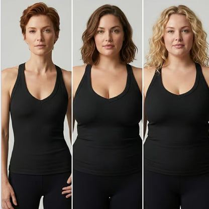 🥳2026 VARMT SALG🥳💞20 000+ SOLGT!🧺Slim-fit polstret singlet til dame