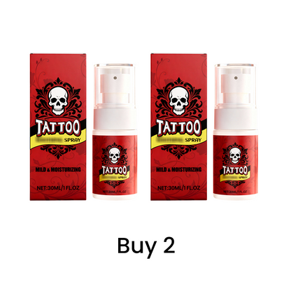 🥳2026 VARMT SALG🥳💞50 000+ SOLGT!💉🎨 48 % RABATT! Tatoveringsspray – Gjenoppliver falmet blekk umiddelbart, ultrafin spray, ingen fett. Leger raskt, fargene spretter ut som nye! ✨🛡️
