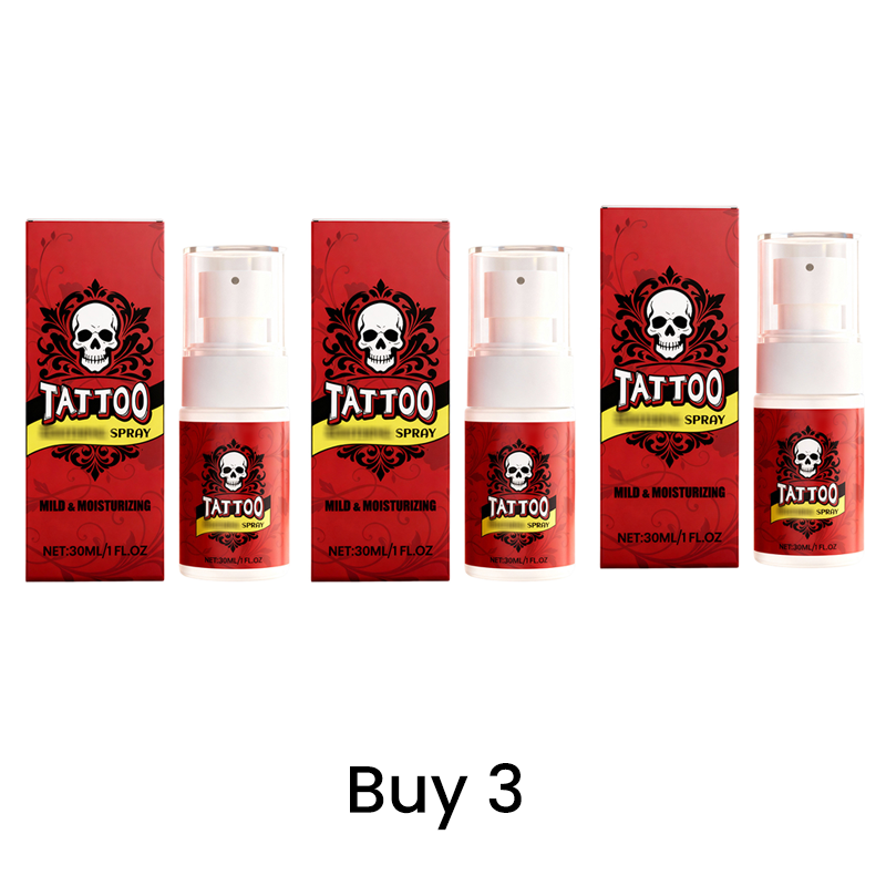 🥳2026 VARMT SALG🥳💞50 000+ SOLGT!💉🎨 48 % RABATT! Tatoveringsspray – Gjenoppliver falmet blekk umiddelbart, ultrafin spray, ingen fett. Leger raskt, fargene spretter ut som nye! ✨🛡️