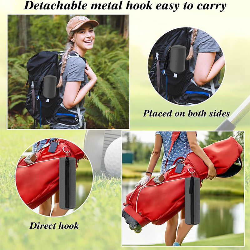 Golfkjølebag med skulderstropp, rommer 12 bokser, isolert, lett, perfekt for golfbanen, stranden eller piknik. Holder drikkene kalde! 🍺✨🏖️