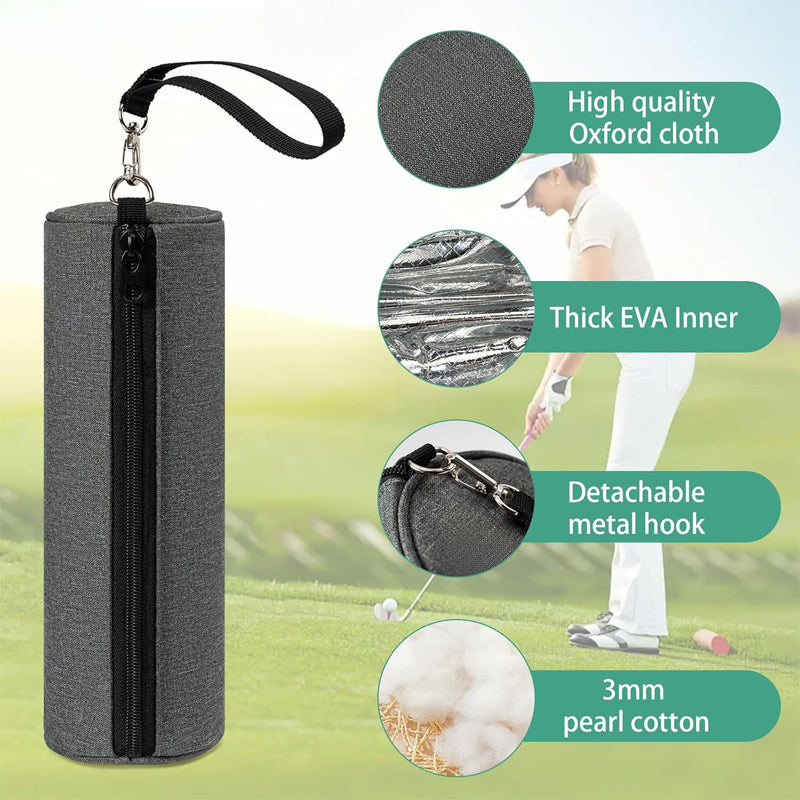 Golfkjølebag med skulderstropp, rommer 12 bokser, isolert, lett, perfekt for golfbanen, stranden eller piknik. Holder drikkene kalde! 🍺✨🏖️