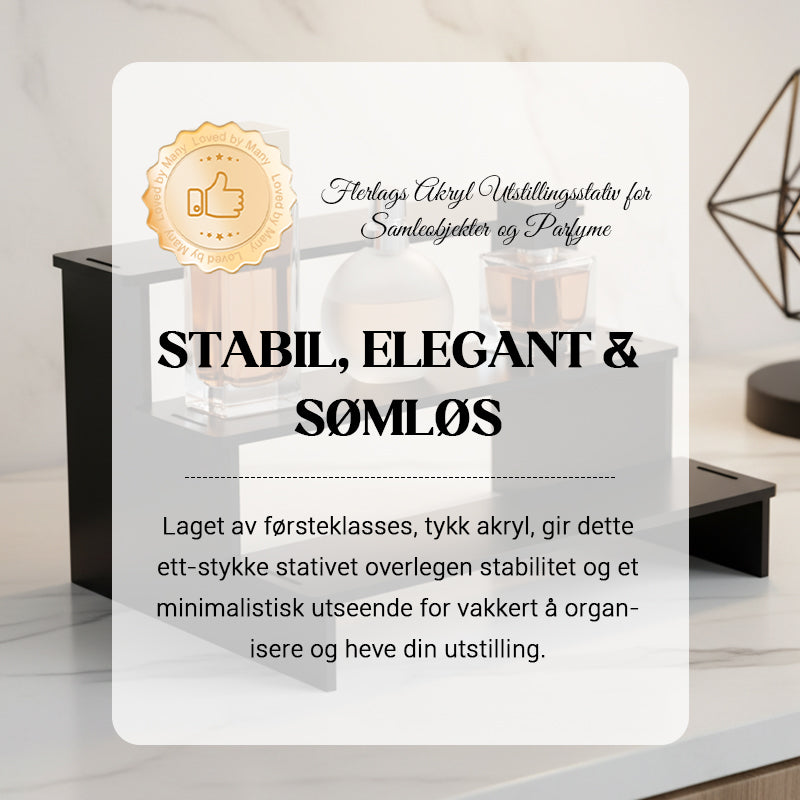 🔥Flerlags akryldisplaystativ for samleobjekter og parfyme