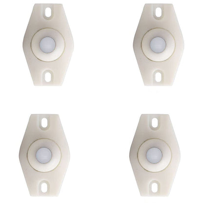 🔥 KJØP MER, SPAR MER! 🎁 Universelt 360° roterende selvklebende hjulsett ✨ Jevn 360° bevegelse for søppelbøtter, esker og møbler