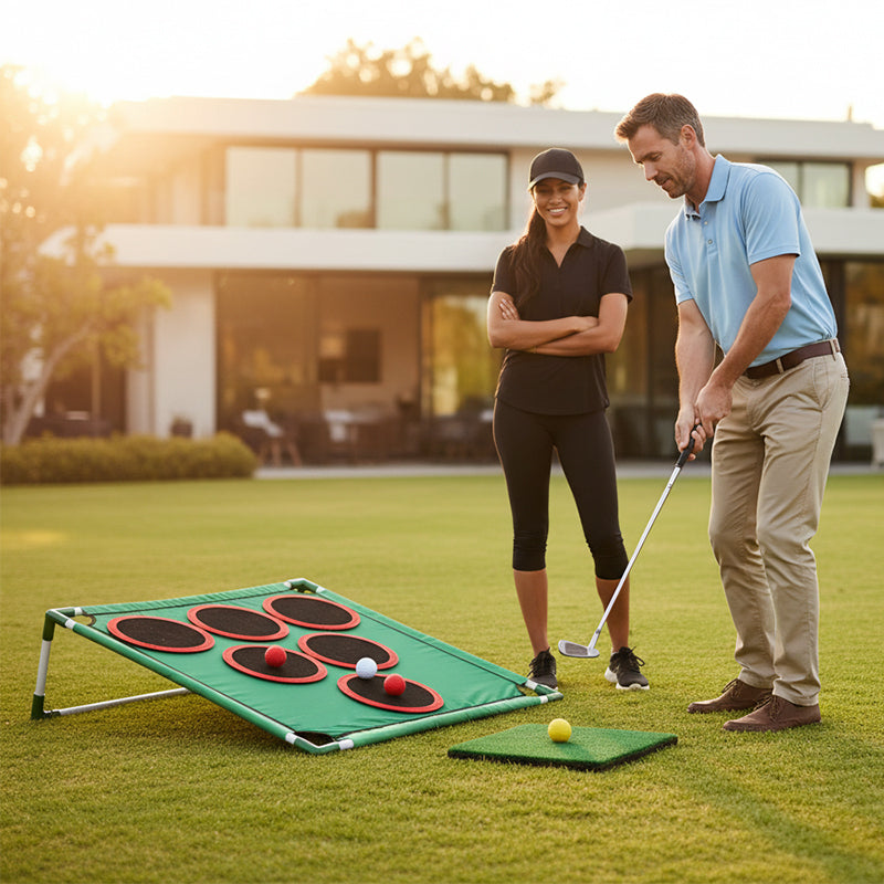 Bærbart golfmålsett for barn