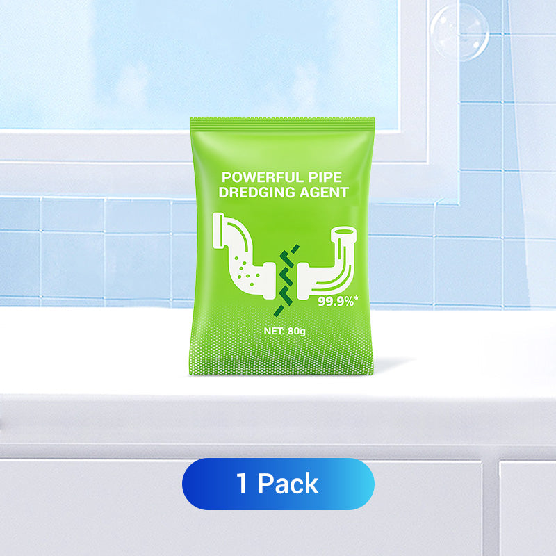 🧪 Avløpsrens i pulverform – effektiv mot hår og fett. Trygg for rør – rengjør vask, toalett og sluk! 💪🌿