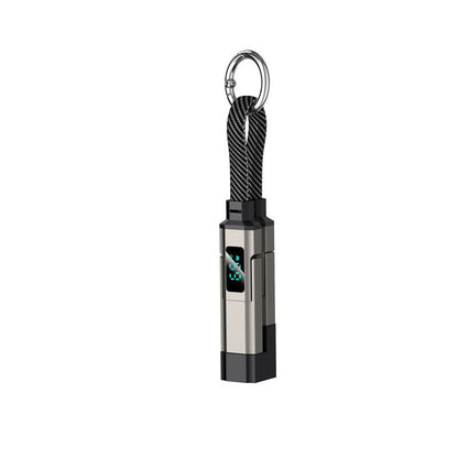 🔥4-i-1 digital ladekabel for nøkkelring
