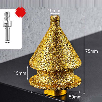 ⚙️ BEGRENSET TID 48 % RABATT! ✨ Diamantfasfres for slipemaskin – Multifunksjon, Loddet diamant, Universal Passform 💎