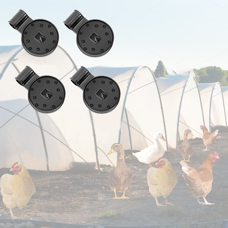 ❄️Summerfresh 48 % rabatt! ☀️Slitesterke klips til skyggeduk – Gjenbrukbare festeklips for hagenett, fuglenett, drivhus og balkong