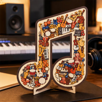 ⌛Tidsbegrenset tilbud🎶Puslespill i tre med musikalske noter🧩