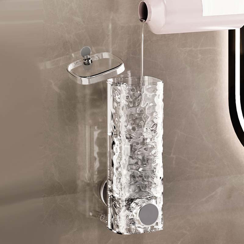 Universell veggmontert sugekopp-sjampodispenser