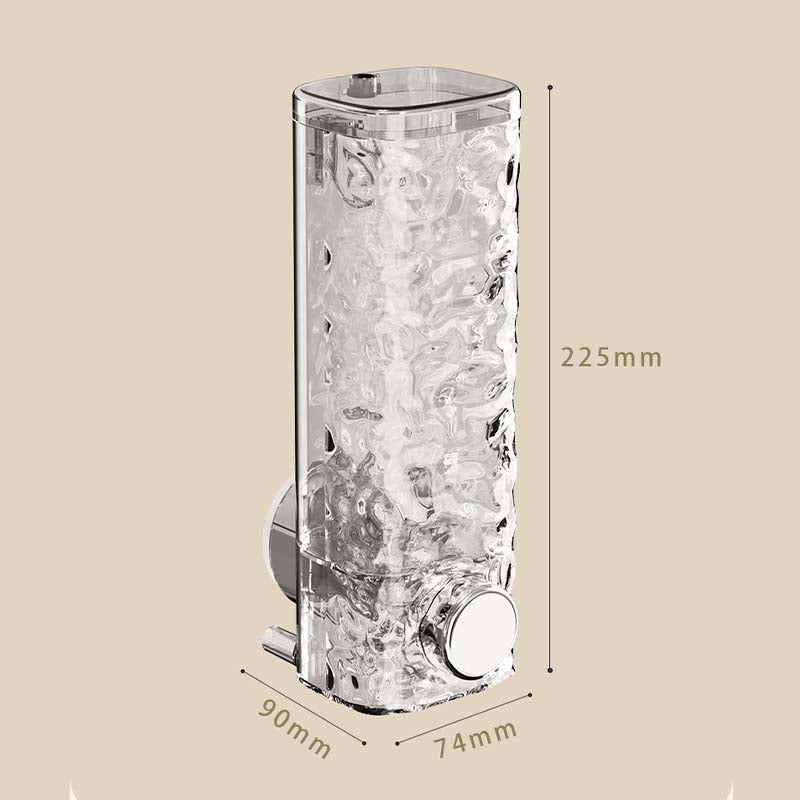 Universell veggmontert sugekopp-sjampodispenser